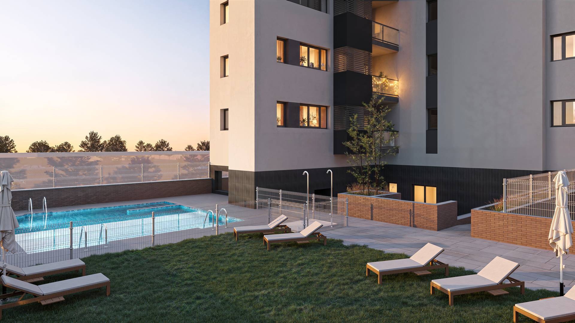 008_Berrocales_Exterior_Atardecer.